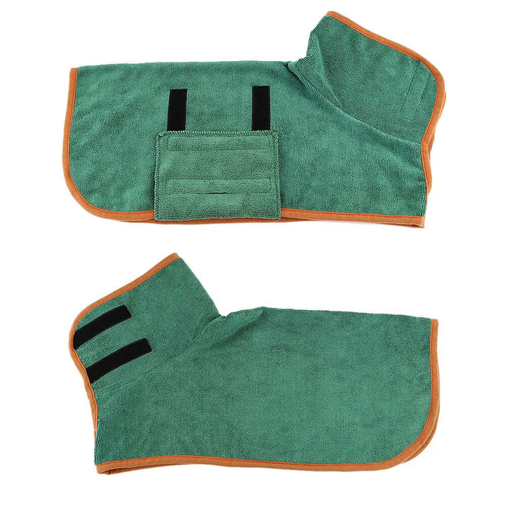 Kuscheliger Hunde-Bademantel - Schnelltrocknend