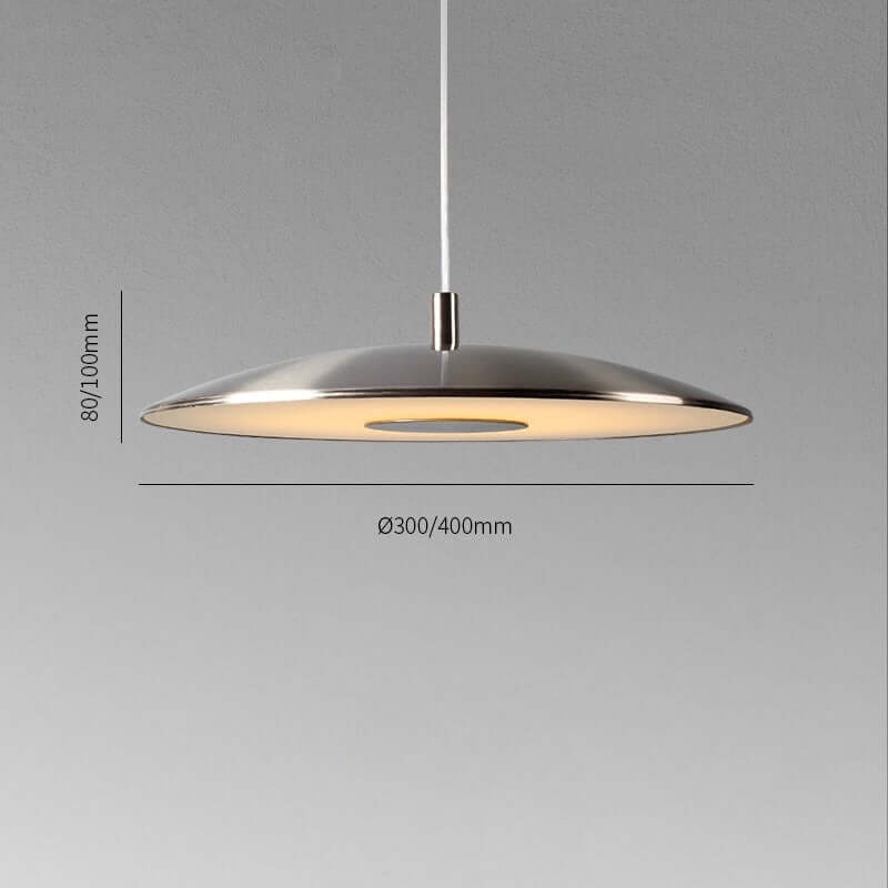 Moderne LED Pendelleuchte - Eisen Nickel