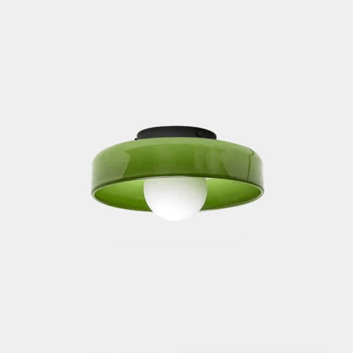 Runde LED Deckenleuchte Modern Glas Lampe