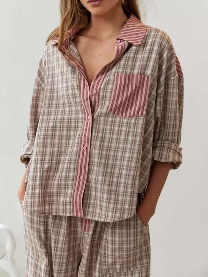 2-teiliges Damen-Pyjama-Set