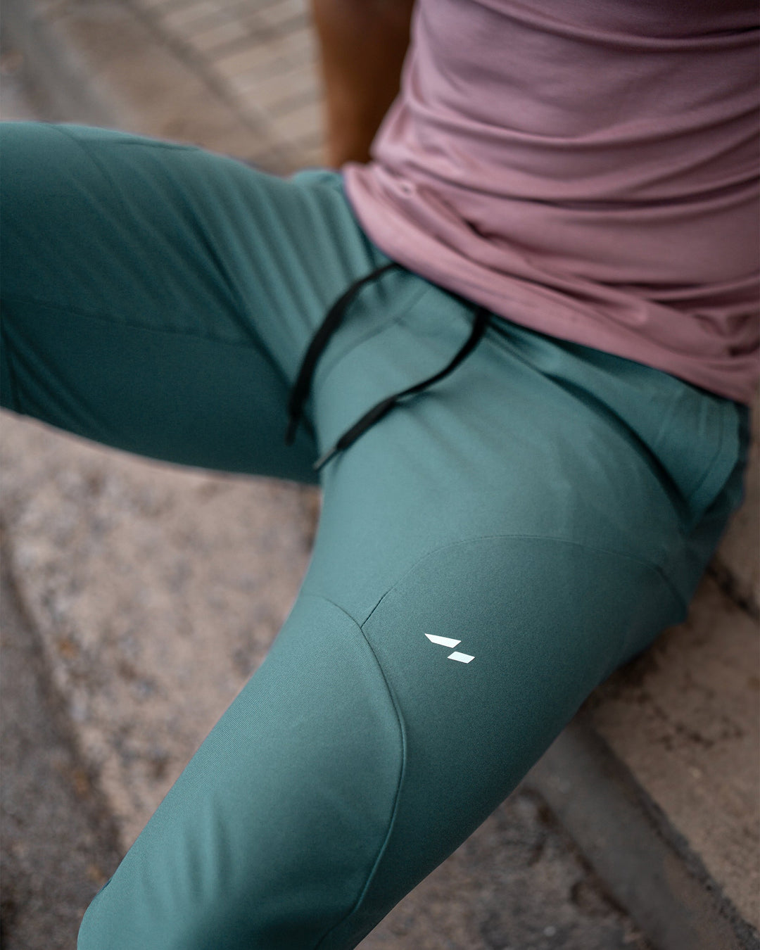 Comfortable men's Valenza joggers, flex fabric, perfect for active lifestyles, gym, & travel.