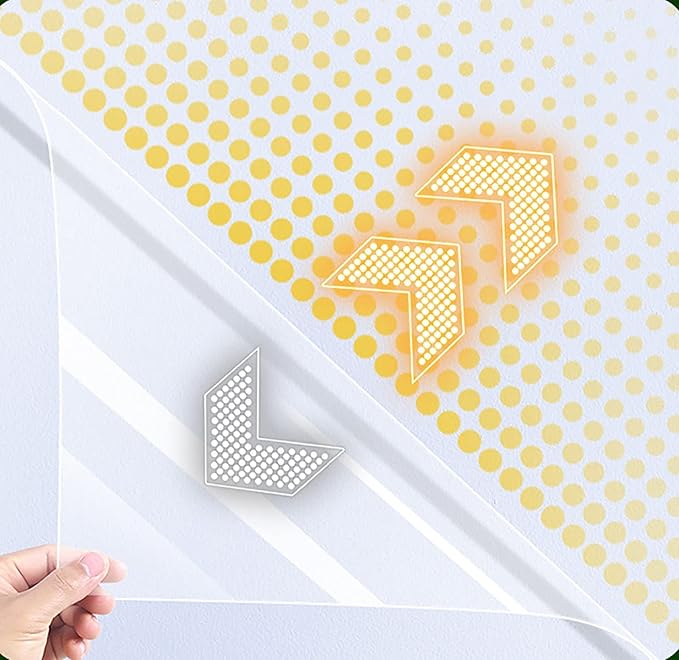 Transparente Schutzfolie - Elektrostatische Wandaufkleber