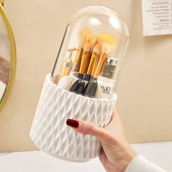 Drehbarer Kosmetik Organizer mit Deckel