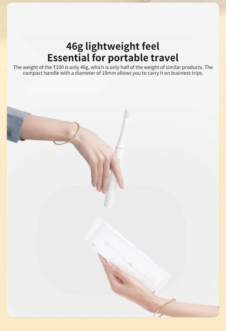 Elektrische Schallzahnbürste - USB-Ladung & Wasserdicht