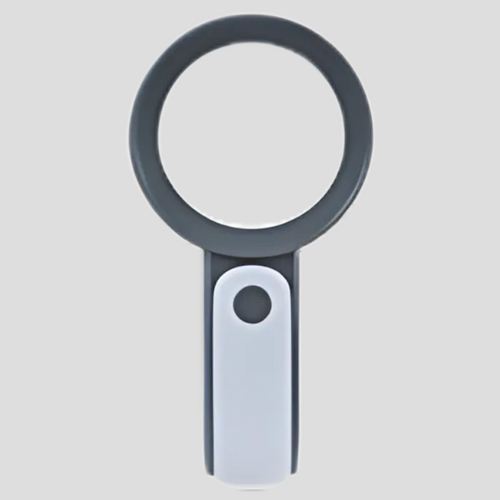Portable 20x handheld magnifier, ideal reading aid for elderly or detailed hobby work