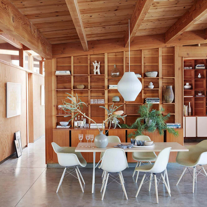 Moderne Hängelampe Halbholz