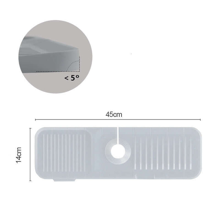 Silikon Ablaufmatte & Spritzschutz für Küche & Bad