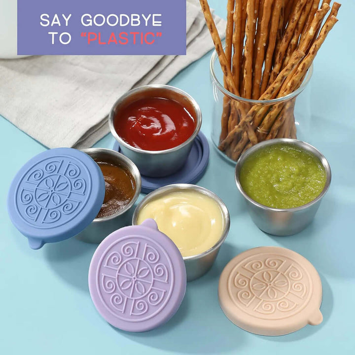 Edelstahl-Saucenbehälter Set