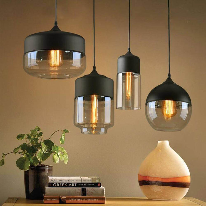 Mundgeblasene Glas Hängelampe