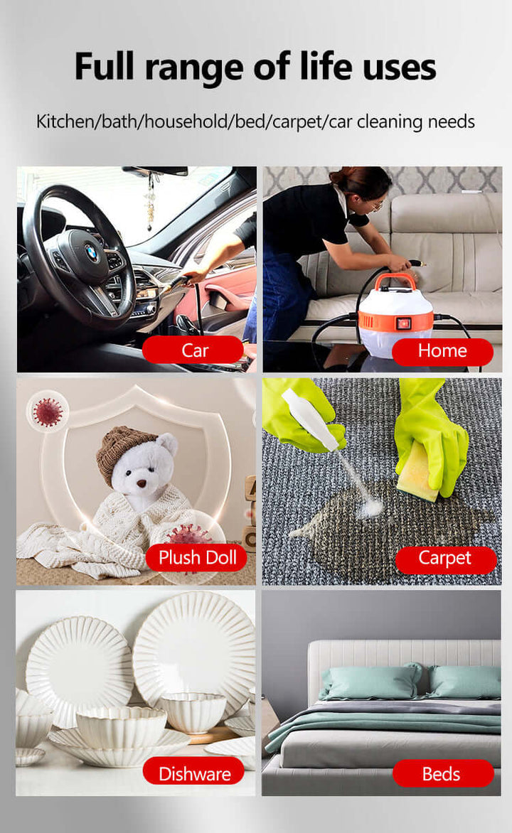 2800W Hochdruck-Dampfreiniger für Küche & Auto