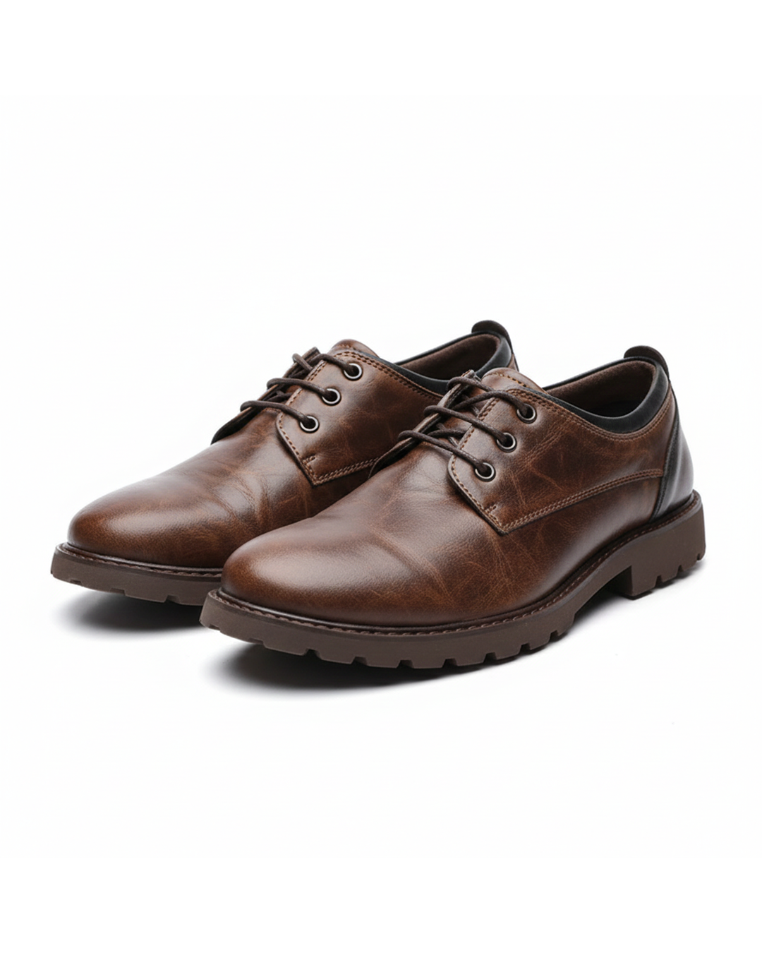 Dark brown Men's Classic Cedar Ridge Oxfords, stylish and durable formal footwear.