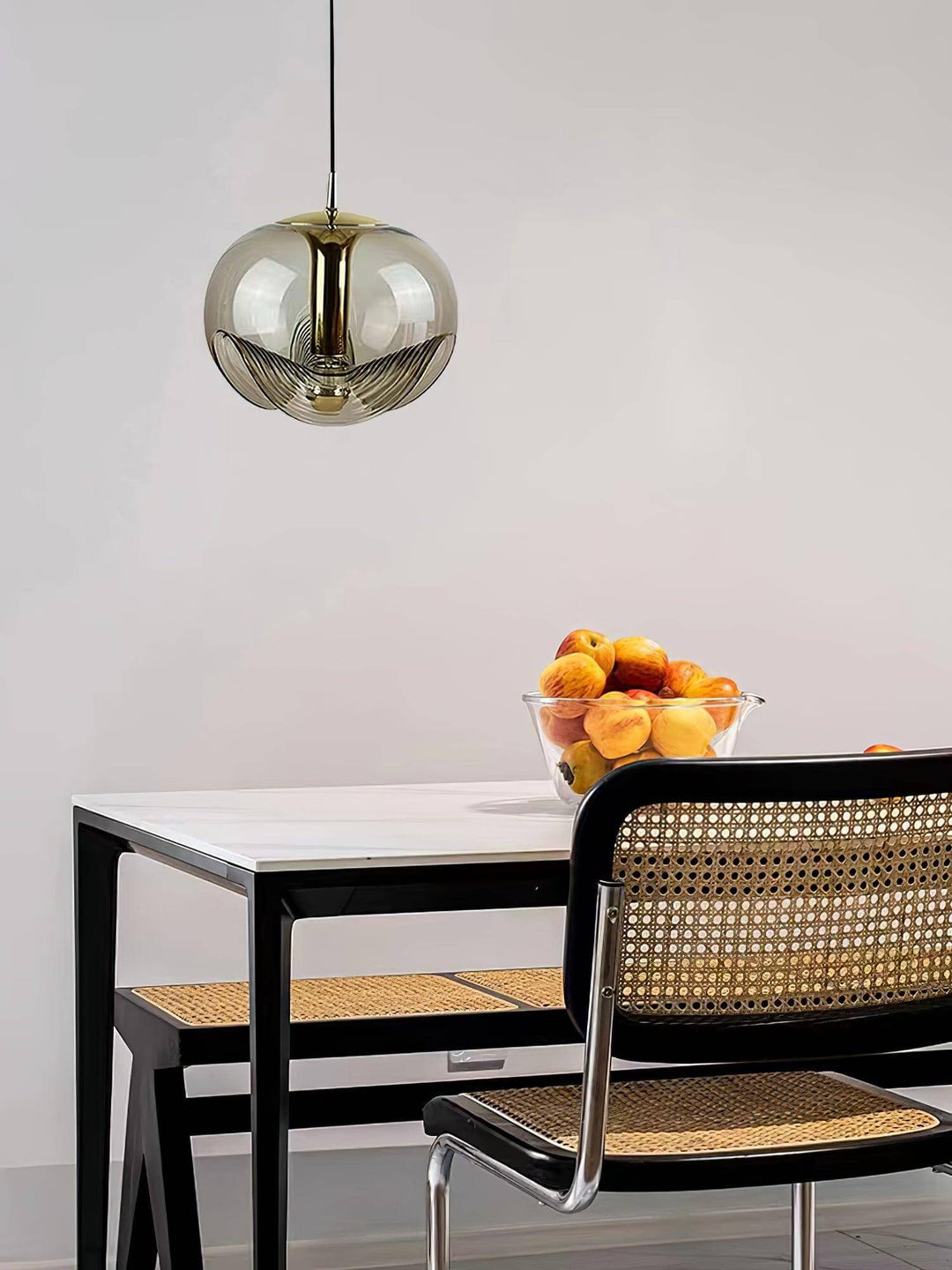 Moderne Wellen-Pendelleuchte -Glasleuchte