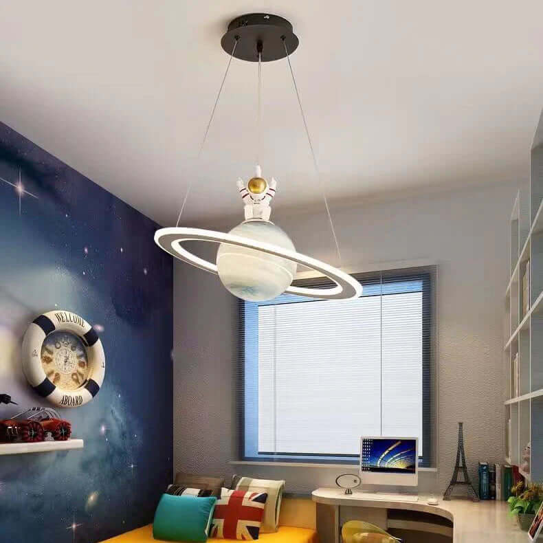LED-Hängelampe Kinderzimmer Planeten Design