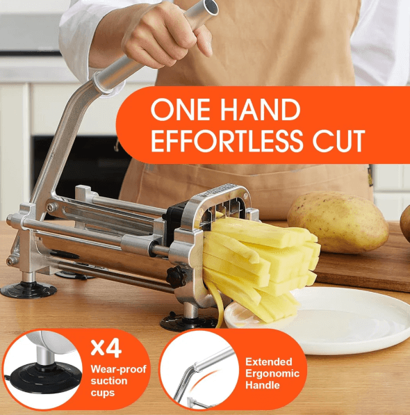 Edelstahl Kartoffelschneider - Pommes & Gemüse