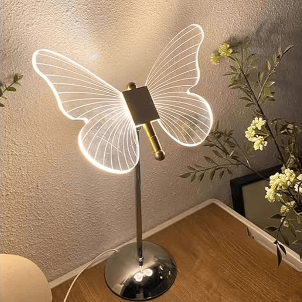 Dekorative Schmetterling Tischlampe mit LED