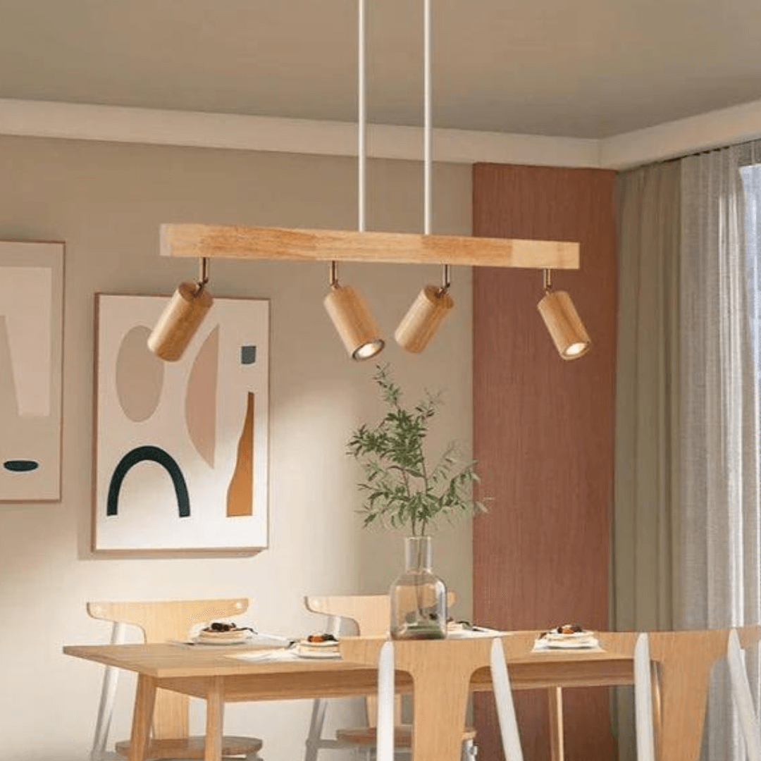 Verstellbarer Deckenstrahler Holz EcoLux