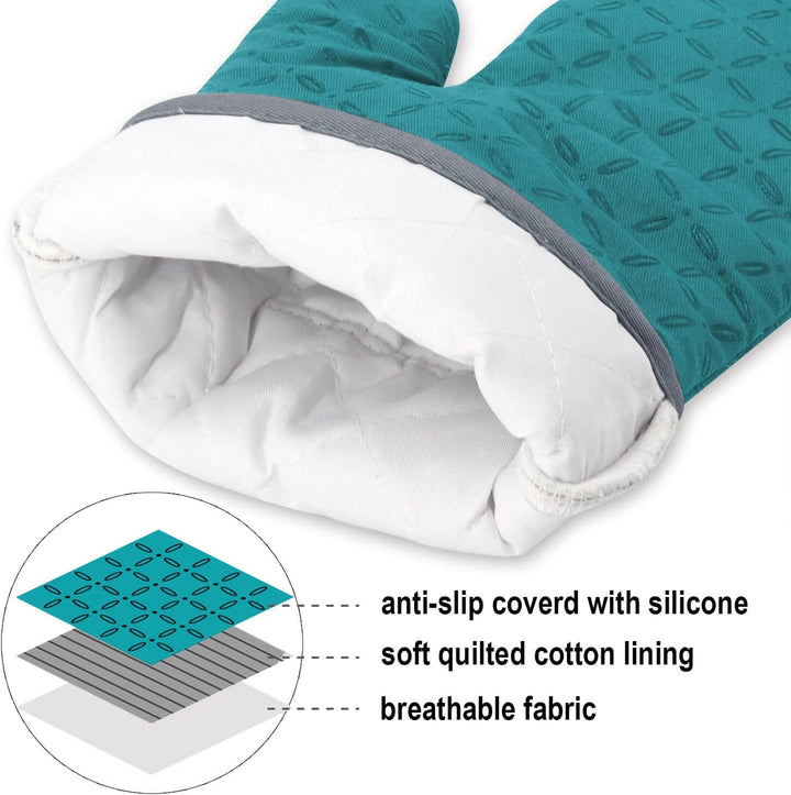 6-teiliges Hitzebeständiges Ofenhandschuh-Set