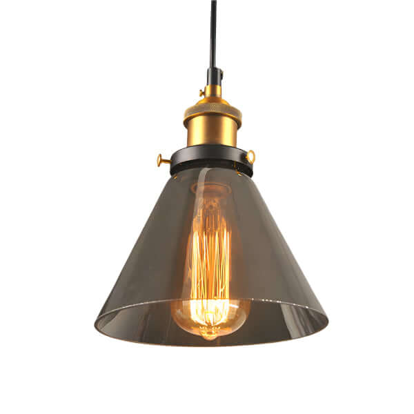 Vintage Hängeleuchte Antikglas Pendelleuchte