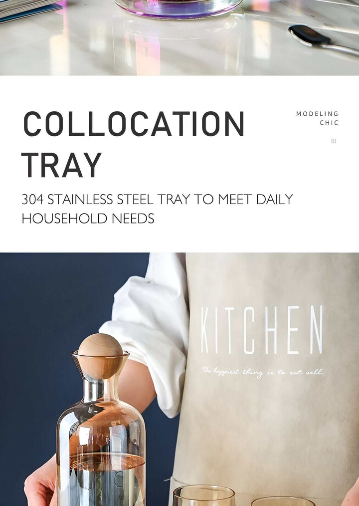 Elegante Glaskaraffe mit Holzdeckel