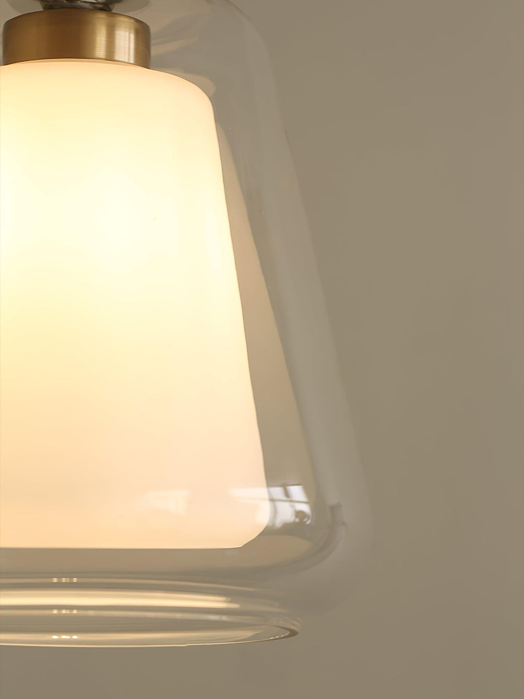 Moderne Glas-Pendelleuchte