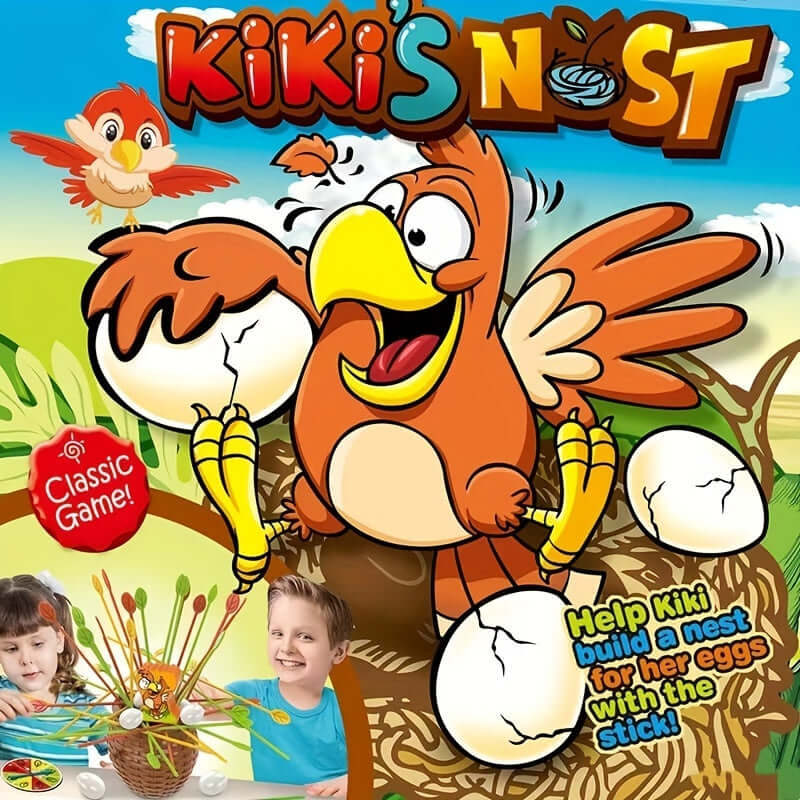 Kinder Strategie Brettspiel - Nestbau-Spaß