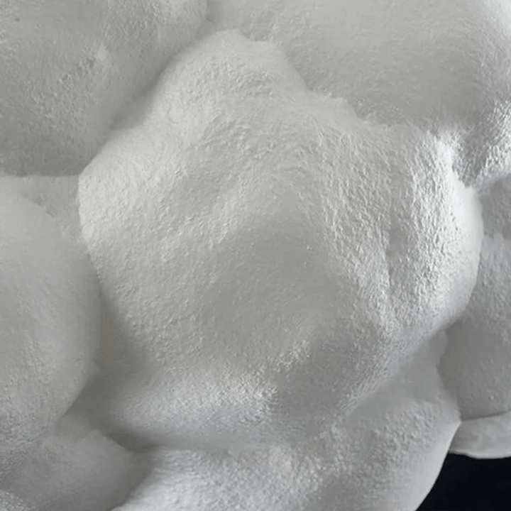 Wolken LED Hängelampe Baumwolle - PVC Weiß