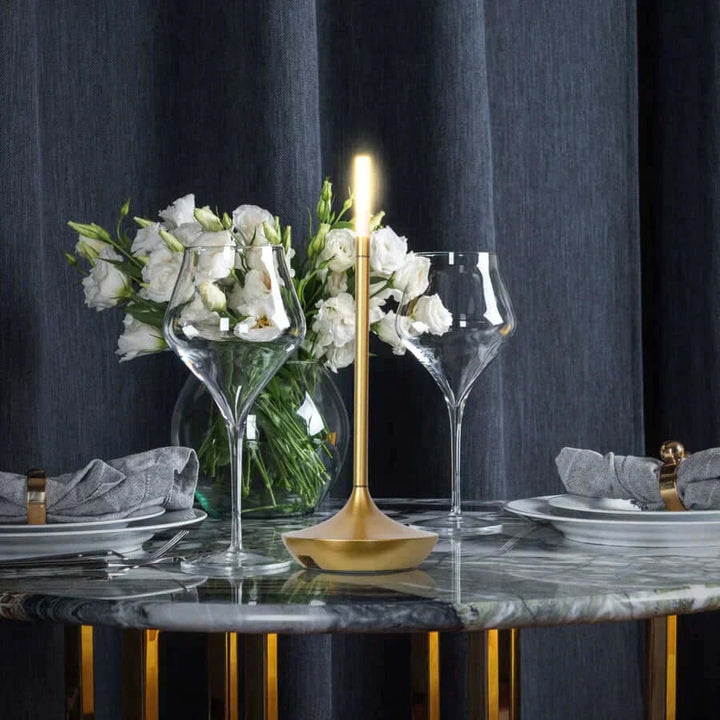 Dimmbare LED Tischlampe, 23cm, Warmweiß