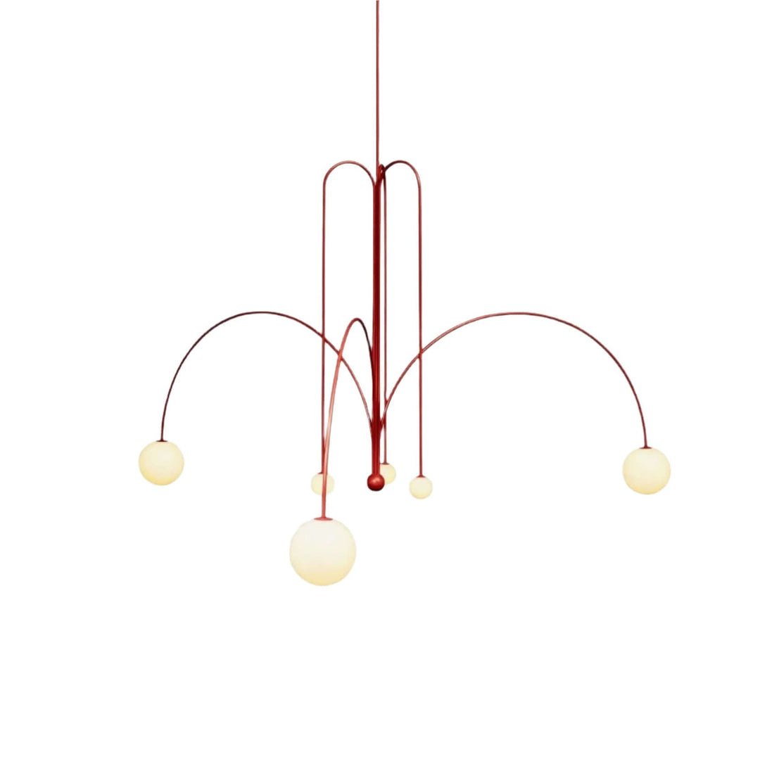 Elegante Pendelleuchte Glas & Metall