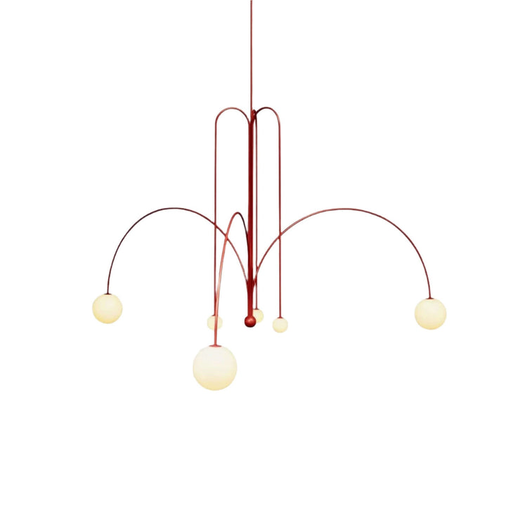 Elegante Pendelleuchte Glas & Metall