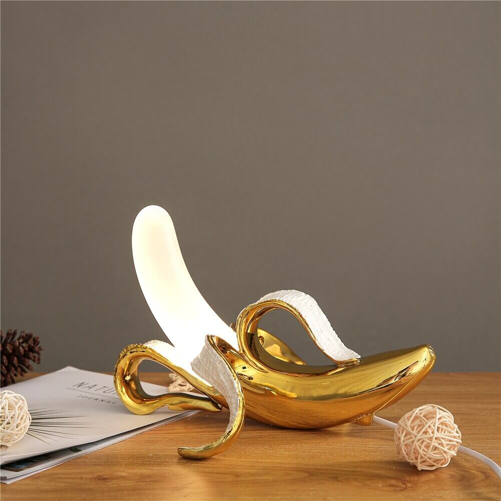 Art Deco Tischlampe Bananen Design