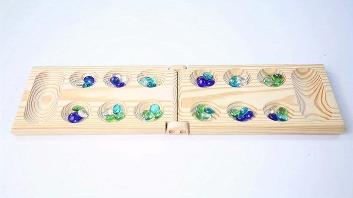Klappbares Mancala-Spiel - Strategisches Brettspiel