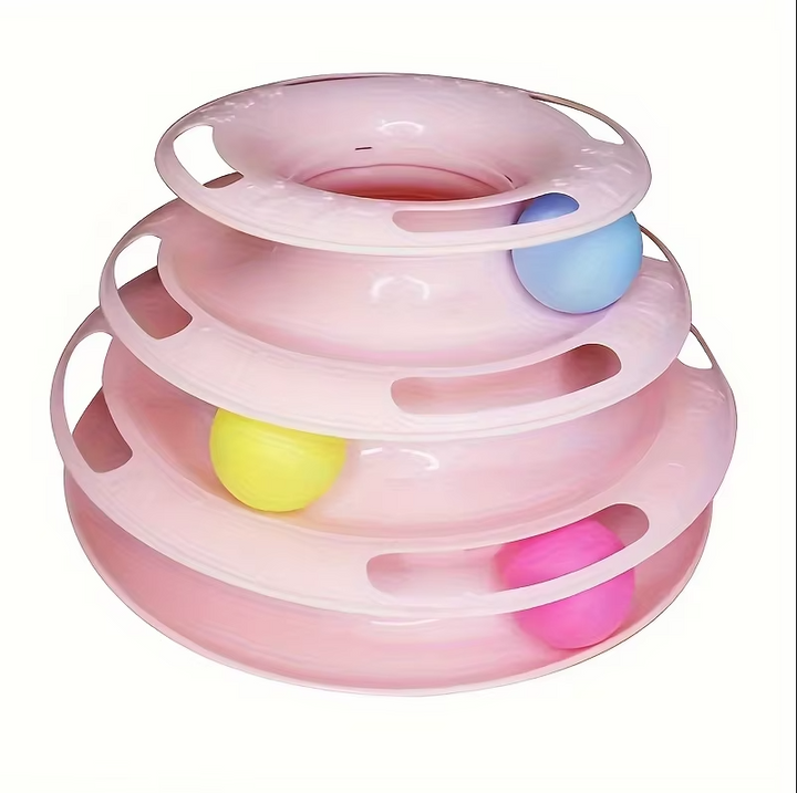 Cat accessories: 3-Tier Cat Play Tower, a multi-level pet supply for feline entertainment