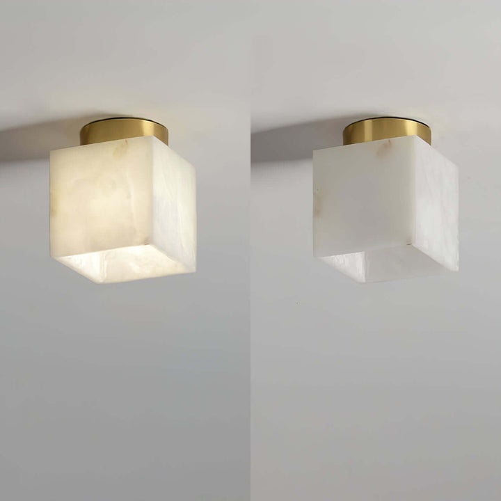 Mond Alabaster Deckenleuchte, Modern LED, 15cm