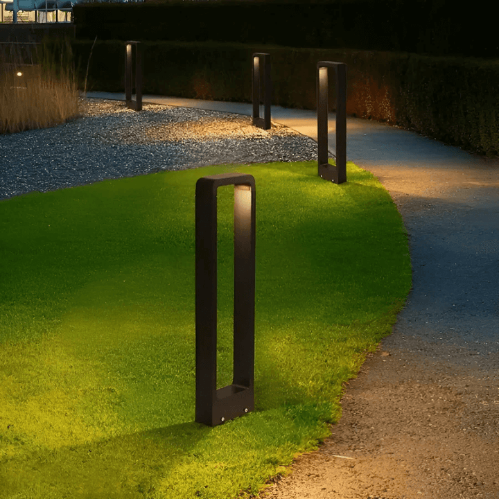 Moderne LED Gartenleuchte Außen Aluminium