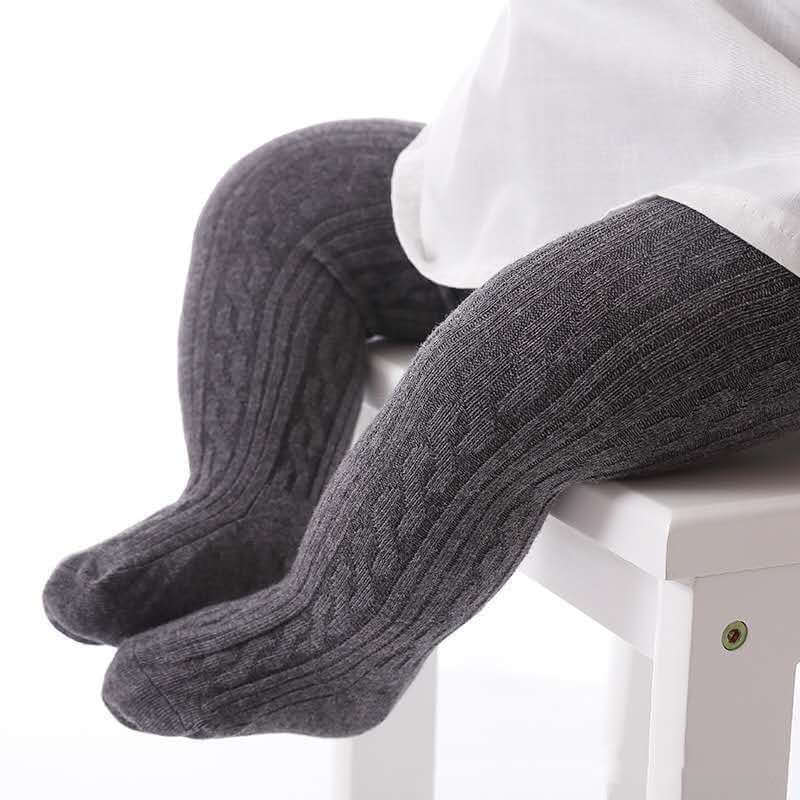 Mädchen Baumwoll-Strick-Leggings: Weich, bequem & stylisch