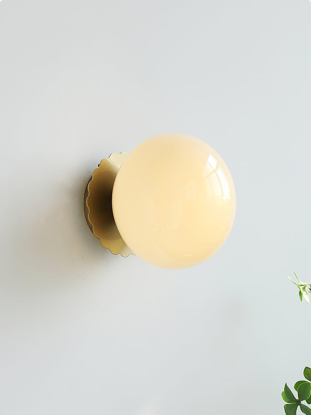 Moderne Rosa Glas Wandleuchte