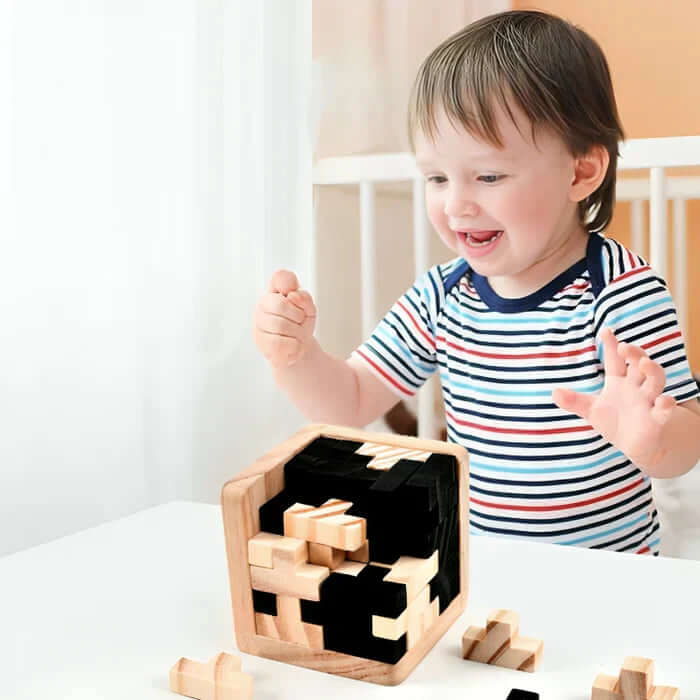 3D Holzpuzzle - Kreativität & Logik für Kinder ab 6 Jahren