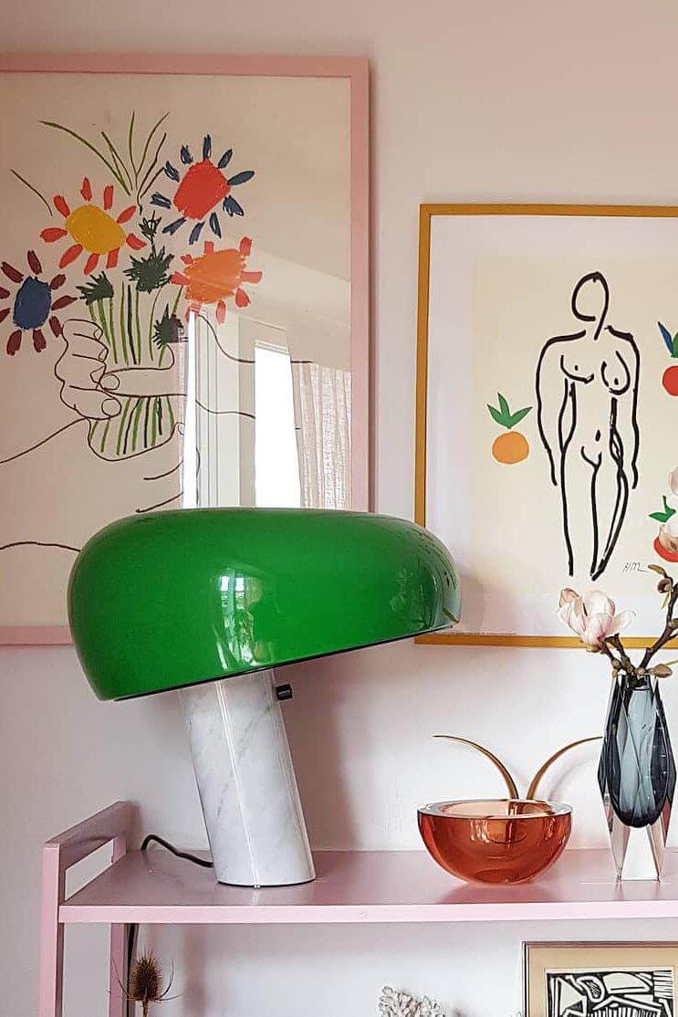 Designer Marmor Tischlampe