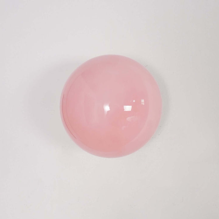 Moderne Rosa Glas Wandleuchte