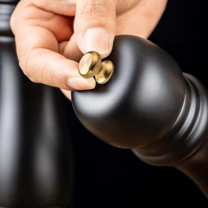 Holz Gewürzmühlen Set - Manuelle Salz & Pfeffermühle