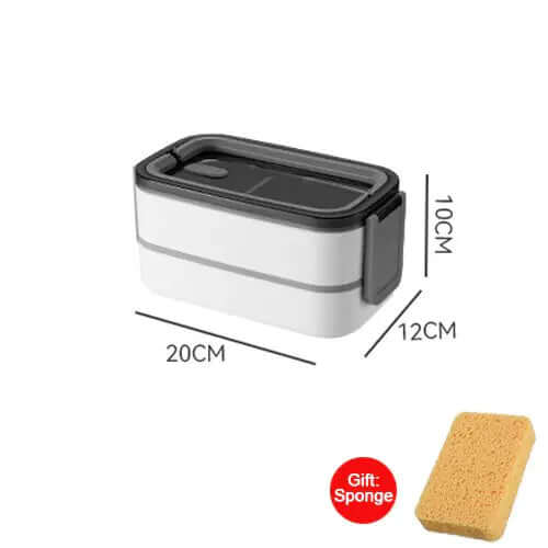 2-Schichtige Edelstahl Bento Lunchbox