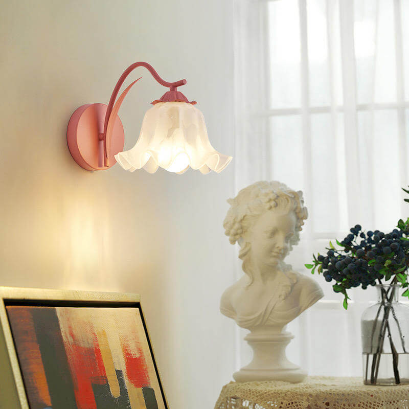 Blumen Wandlampe Retro Design