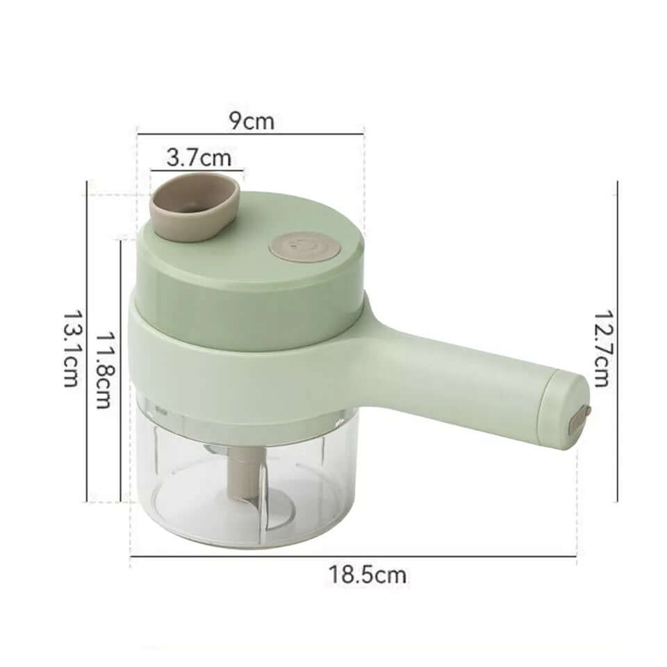 Elektrischer Gemüse & Obst-Zerkleinerer - Küchenhelfer