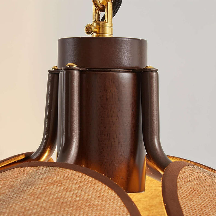 Blütenblätter Wandleuchte modern Stoff Designleuchte