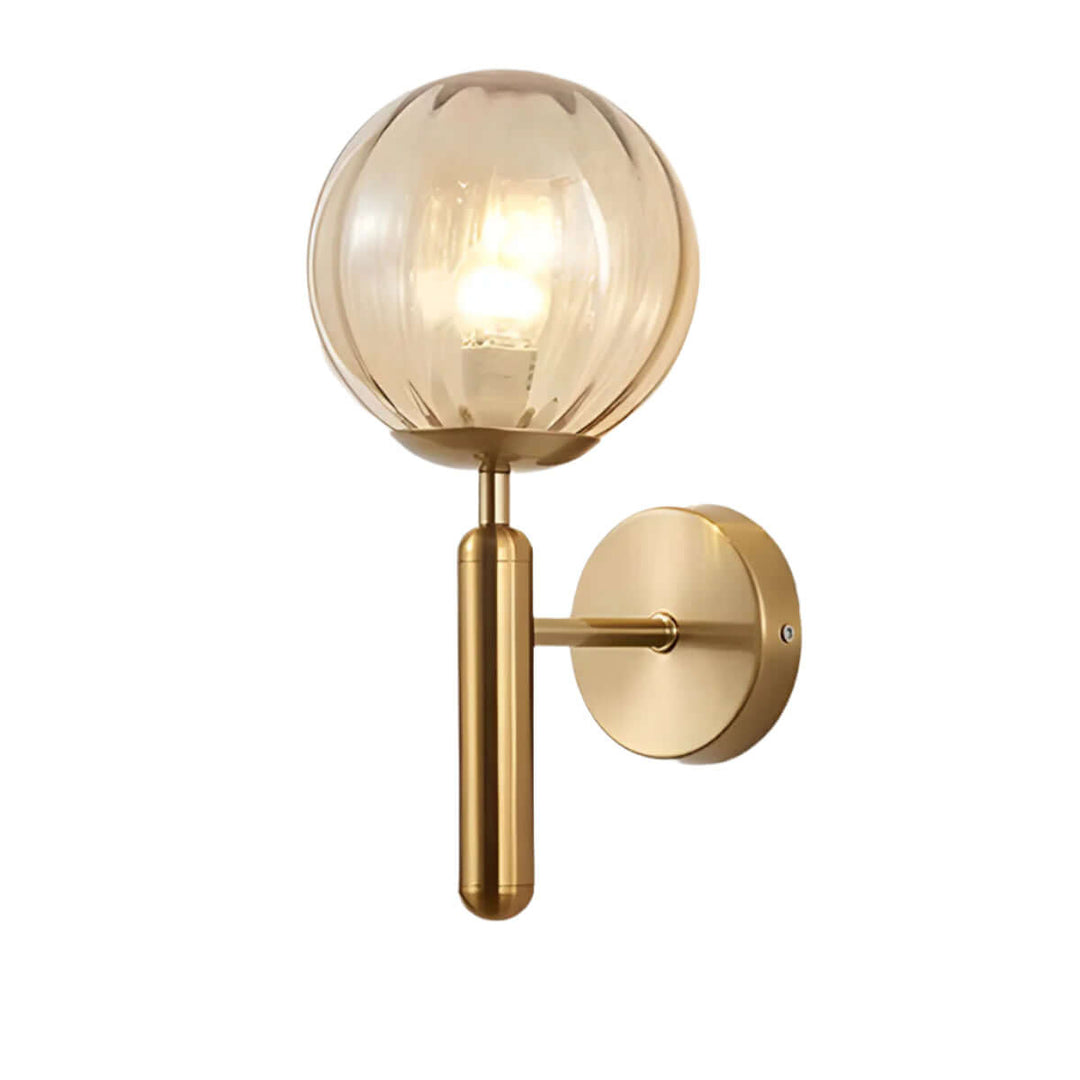 Elegante Glas-Wandleuchte im Vintage-Stil