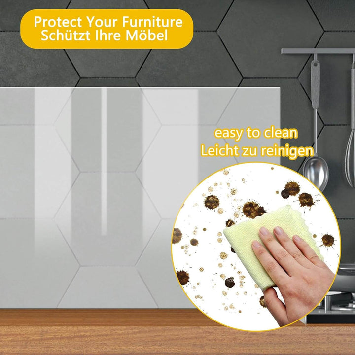 Transparente Schutzfolie - Elektrostatische Wandaufkleber