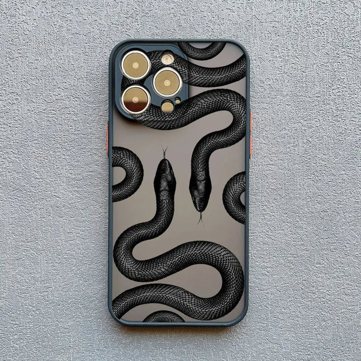 Keep your smartphone safe with this sleek serpent iPhone case for women, slim & stylish.