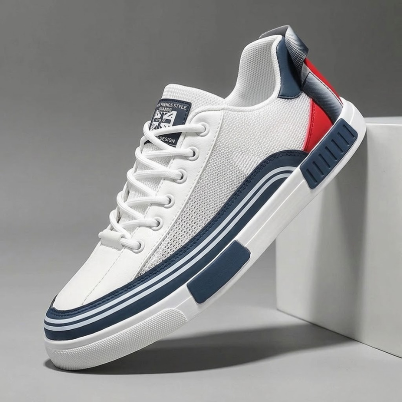 Men's lace-up athletic sneakers for sporty everyday style and superior comfort.