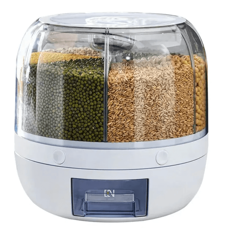 6-Fach Getreidespender, 360° drehbar, luftdicht