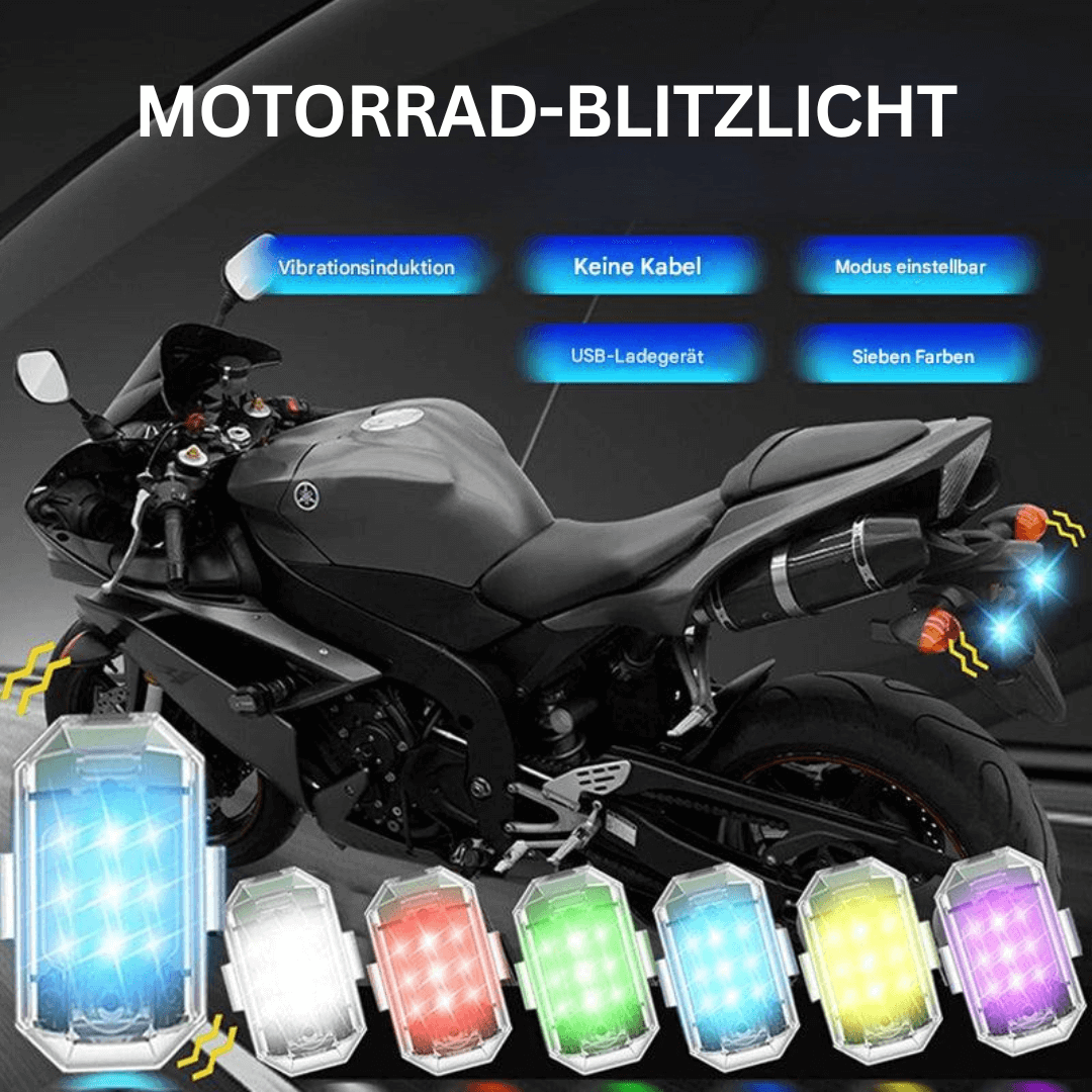 LED Taschenlampe, 7 Farben, 7 Modi, Wasserdicht